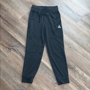 Reebok Black Soccer Joggers, Kids Youth S